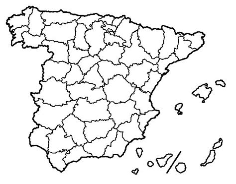 Dibujo de Las provincias de España para Colorear   Dibujos.net