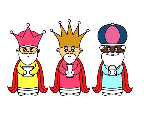 Dibujo de Los 3 Reyes Magos pintado por Bautopa en Dibujos ...