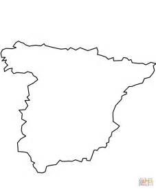 Dibujo de Mapa de España para colorear | Dibujos para ...