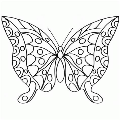 Dibujo de Mariposa grande para colorear. Dibujos ...