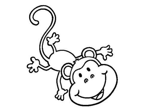 Dibujo de Mono gracioso para colorear | Dibujos de ...