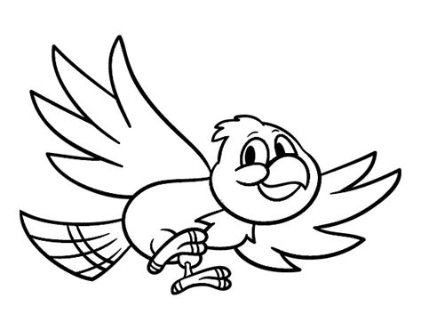 Dibujo de Pájaro volando pintado por Charlycar en Dibujos ...