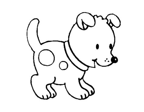 Dibujo de Perrito pequeño para Colorear   Dibujos.net