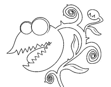 Dibujo de Planta carnívora para Colorear | PLANTAS ...