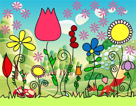 Dibujo de Primavera pintado por Andrea1415 en Dibujos.net ...
