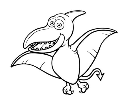 Dibujo de Pterosaurio para colorear | Dibujos de ...