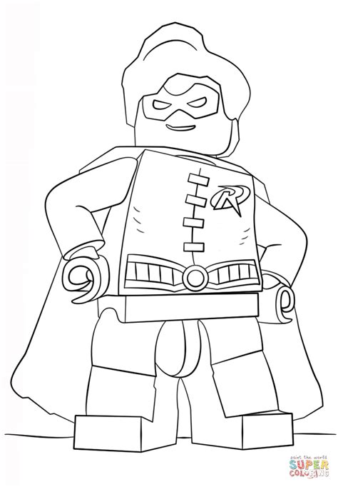 Dibujo de Robin de Lego para colorear | Dibujos para ...