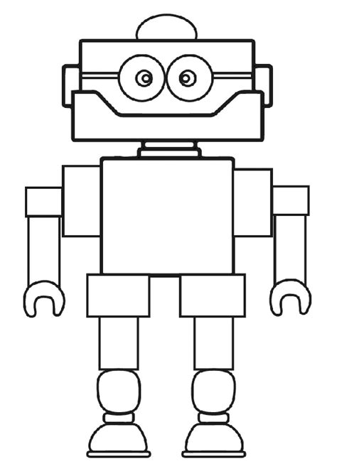 dibujo de robot youtube dibujo del robot fermek para colorear