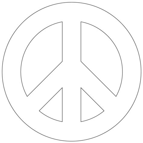 Dibujo de Símbolo de la Paz para colorear | Dibujos para ...