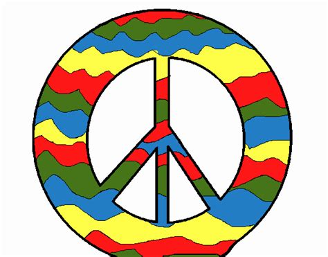 Dibujo de Símbolo de la paz pintado por en Dibujos.net el ...