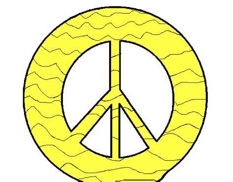 Dibujo de Símbolo de la paz pintado por en Dibujos.net el ...
