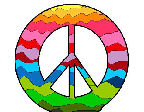 Dibujo de Símbolo de la paz pintado por Leea en Dibujos ...