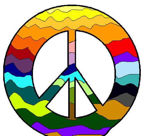 Dibujo de Símbolo de la paz pintado por Melina en Dibujos ...