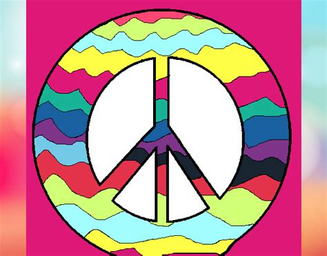 Dibujo de Símbolo de la paz pintado por Nickyminaj en ...