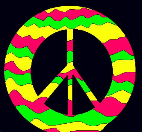 Dibujo de Símbolo de la paz pintado por Sheedaly en ...