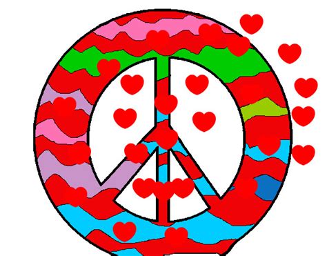 Dibujo de Símbolo de la paz pintado por Werni en Dibujos ...