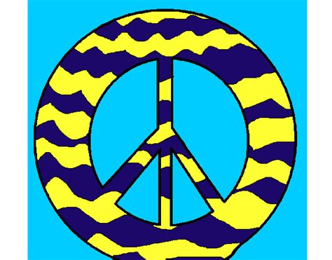 Dibujo de Símbolo de la paz pintado por Yrupe en Dibujos ...