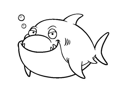 Dibujo de Tiburón blanco para Colorear Dibujos.net
