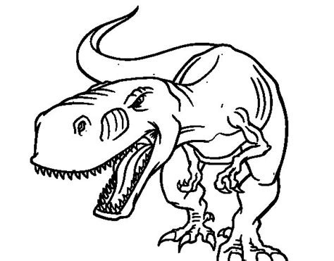 Dibujo de Tiranosaurio Rex enfadado para Colorear ...
