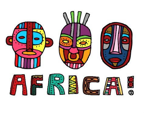 Dibujo de Tribus de África pintado por en Dibujos.net el ...