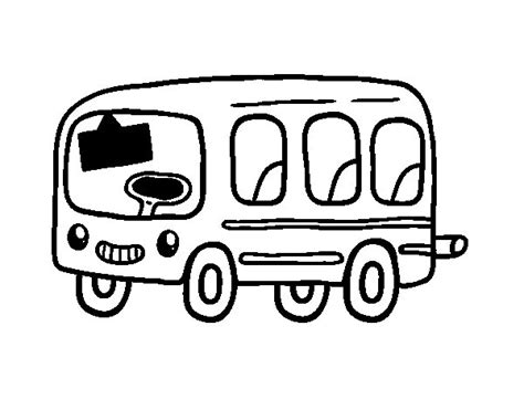 Dibujo de Un autobús escolar para Colorear   Dibujos.net