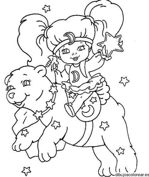 Dibujo de una niña y un oso