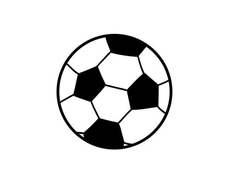 Dibujo de Una pelota de fútbol para Colorear   Dibujos.net