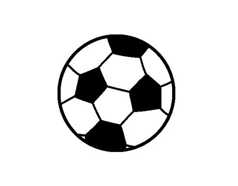 Dibujo de Una pelota de fútbol para Colorear Dibujos.net