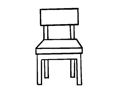 Dibujo de Una silla de comedor para Colorear   Dibujos.net