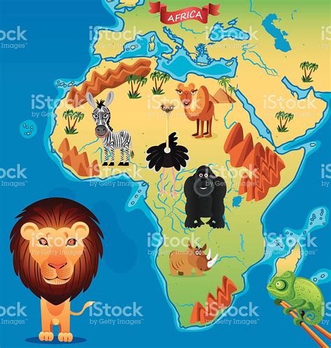 Dibujo Mapa De África Illustracion Libre de Derechos ...