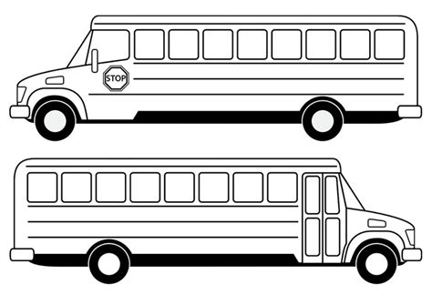 Dibujo para colorear autobús escolar   Img 29479