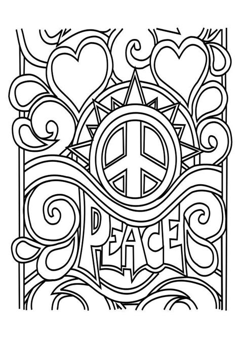 Dibujo para colorear paz   Img 29162