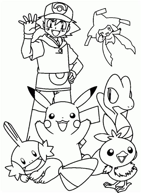 Dibujo para colorear Pokemon 04