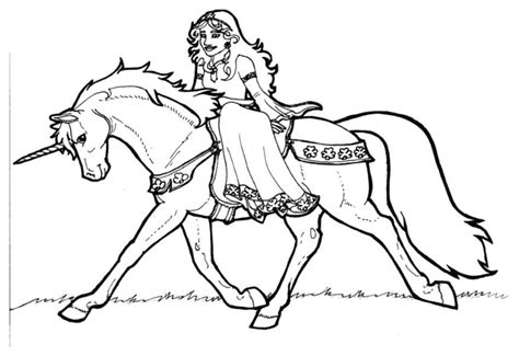 Dibujo para colorear Princesa Shamrock en unicornio Img 6023