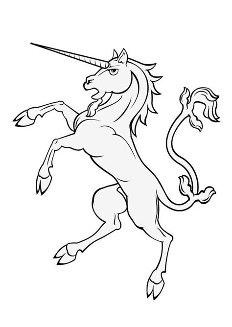 Dibujo para colorear unicornio   Img 28937