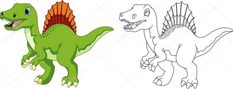 dibujos animados de dinosaurios — Vector de stock ...