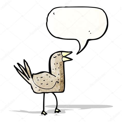 Dibujos animados de pájaros cantando — Vector de stock ...
