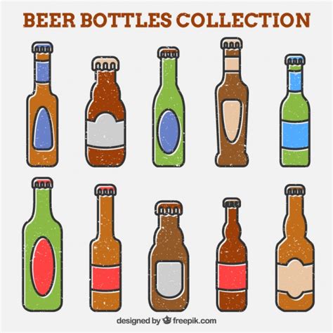 Dibujos de botellas de cerveza vintage | Descargar ...