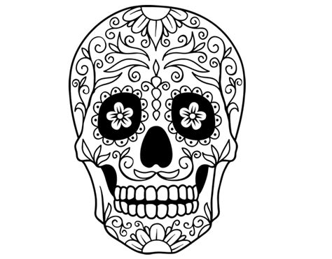 Dibujos de calaveras mexicanas para imprimir y pintar ...