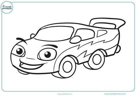 Dibujos de coches para colorear   Mundo Primaria