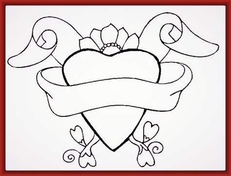 dibujos de corazones para colorear de amor Archivos ...