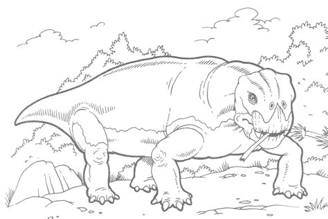 Dibujos de dinosaurios para pintar. Dibujos de dinosaurios ...