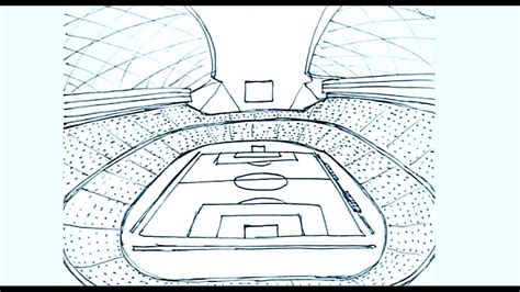 Dibujos de estadios de futbol 1/2 Cómo dibujar un ...