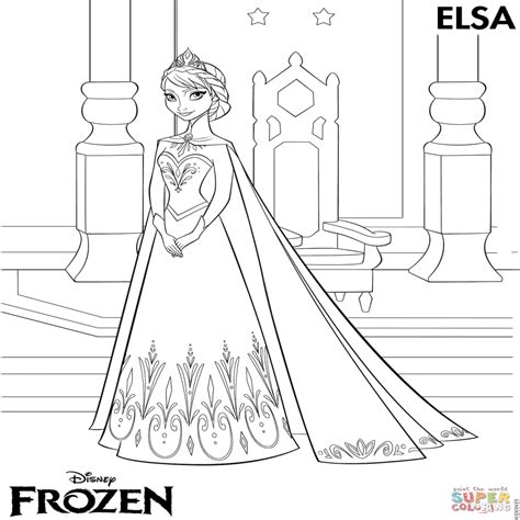 Dibujos De Frozen Para Colorear PÃ Ginas Para Imprimir Y ...