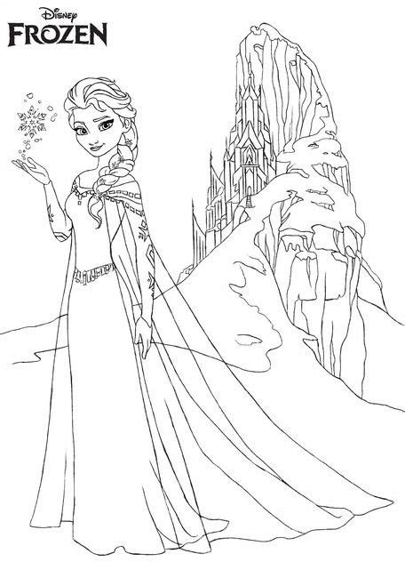 Dibujos de Frozen para colorear, pintar e imprimir. Anna ...