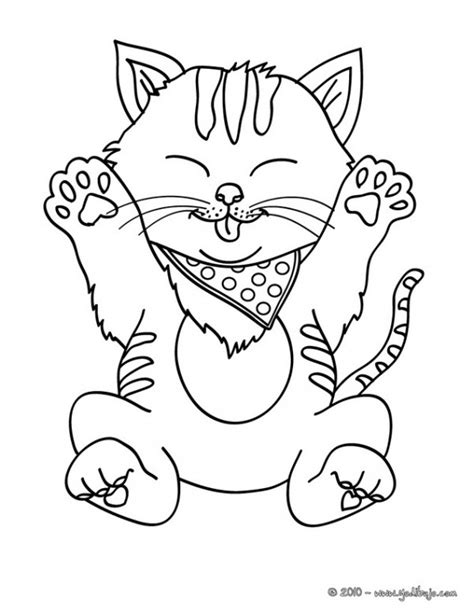 Dibujos de gatitos simpáticos para colorear | Colorear ...