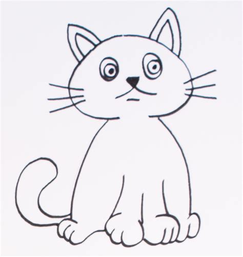 Dibujos de gatos Cómo dibujar gatos fácil para colorear