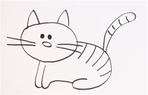 Dibujos de gatos   Cómo dibujar gatos fácil para colorear
