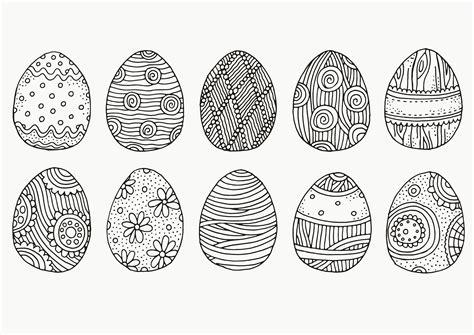 Dibujos de huevos de Pascua para colorear   Hogarmania