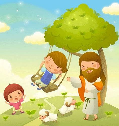 Dibujos de jesus con niños Imagenes y dibujos para ...